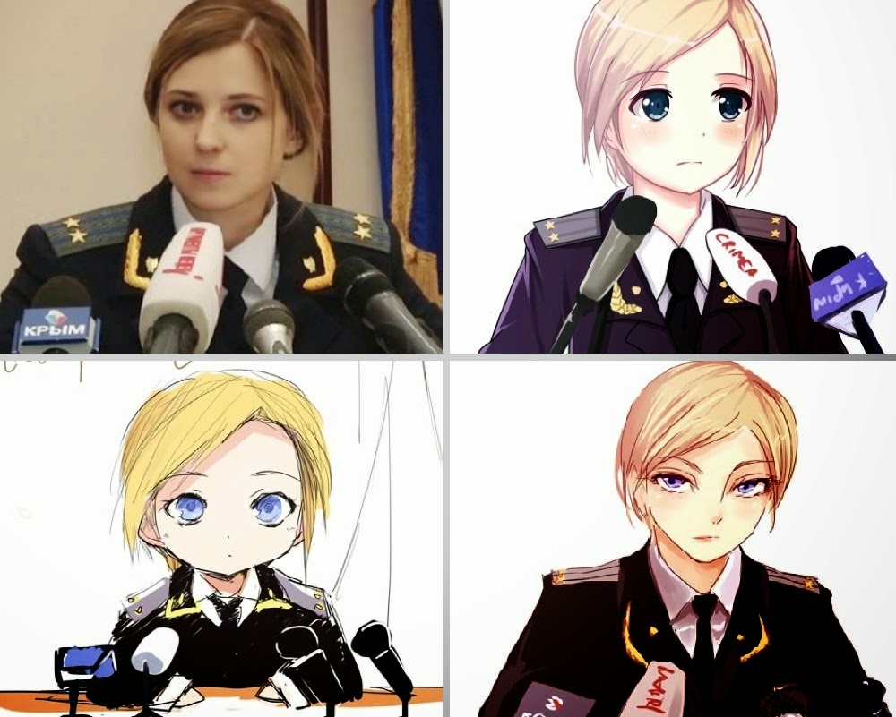 Meme - Natalia Poklonskaya, a Procurada-Geral popular da internet.