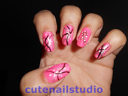 cancer breast nail awareness nails thanks