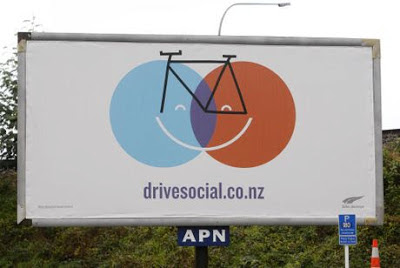 Drive social campaign cyclists