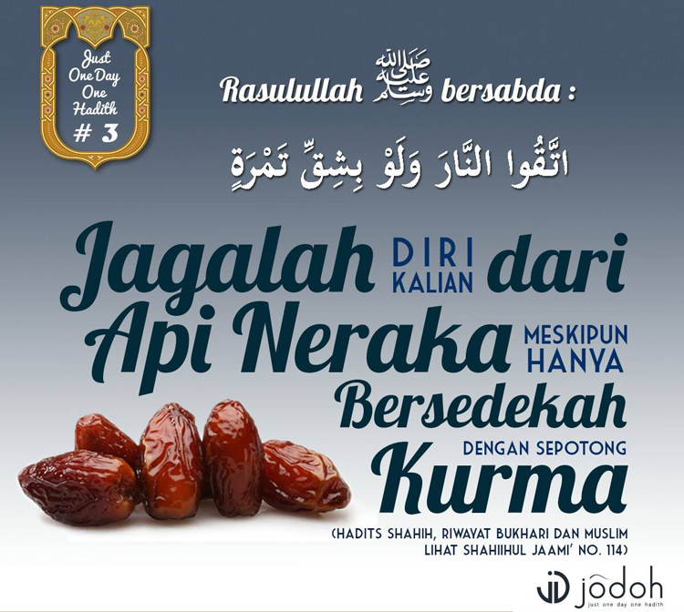 Gambar Hadits-Hadits Shahih Tentang Sedekah