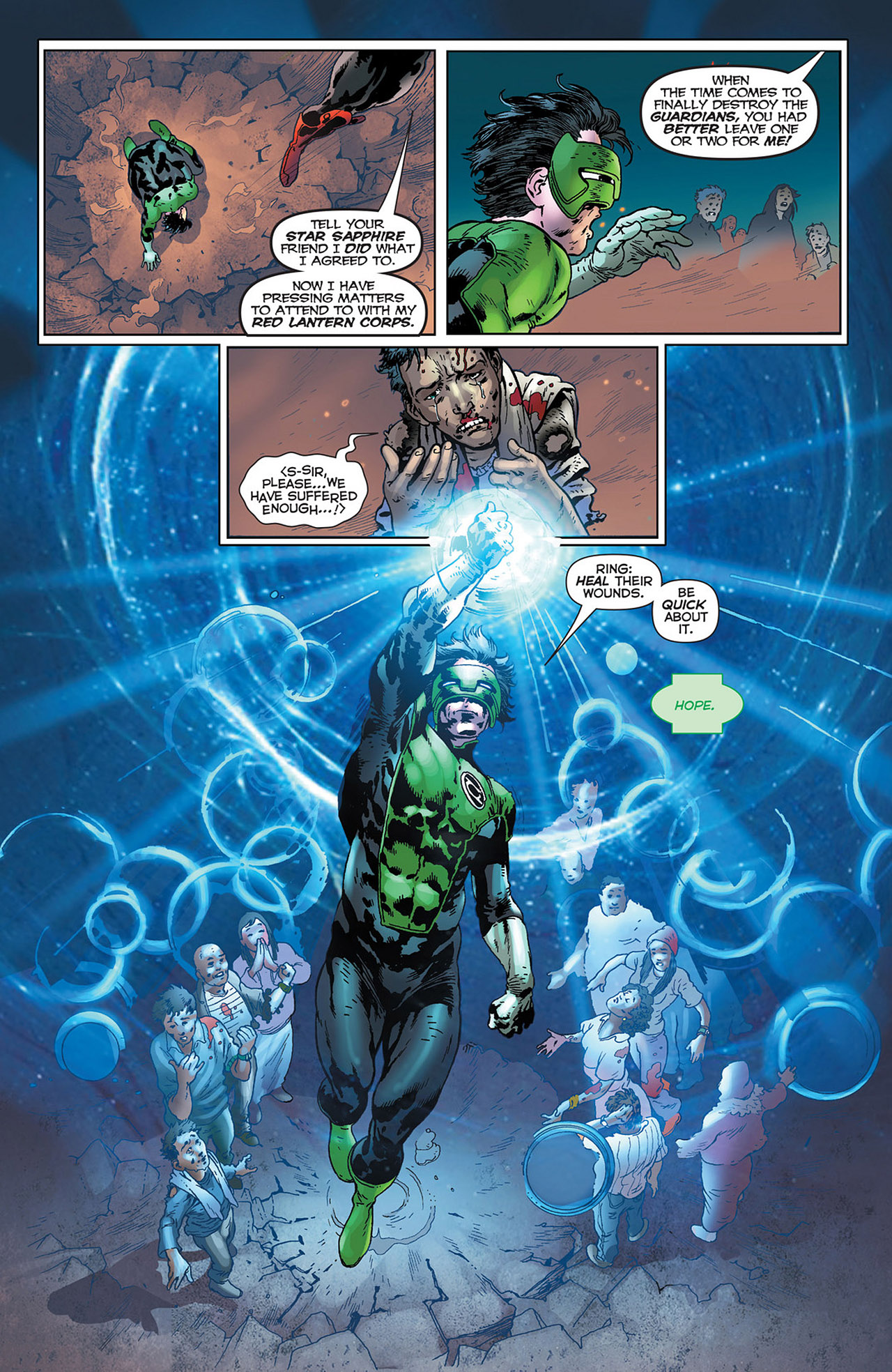 Read online Green Lantern: New Guardians comic -  Issue #13 - 18