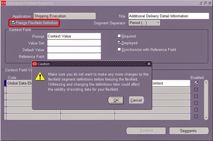 Oracle SCM Functional Guide: How to Make a DFF Field as Non Editable in ...
