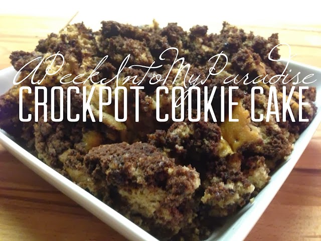 crockpot cookie cake