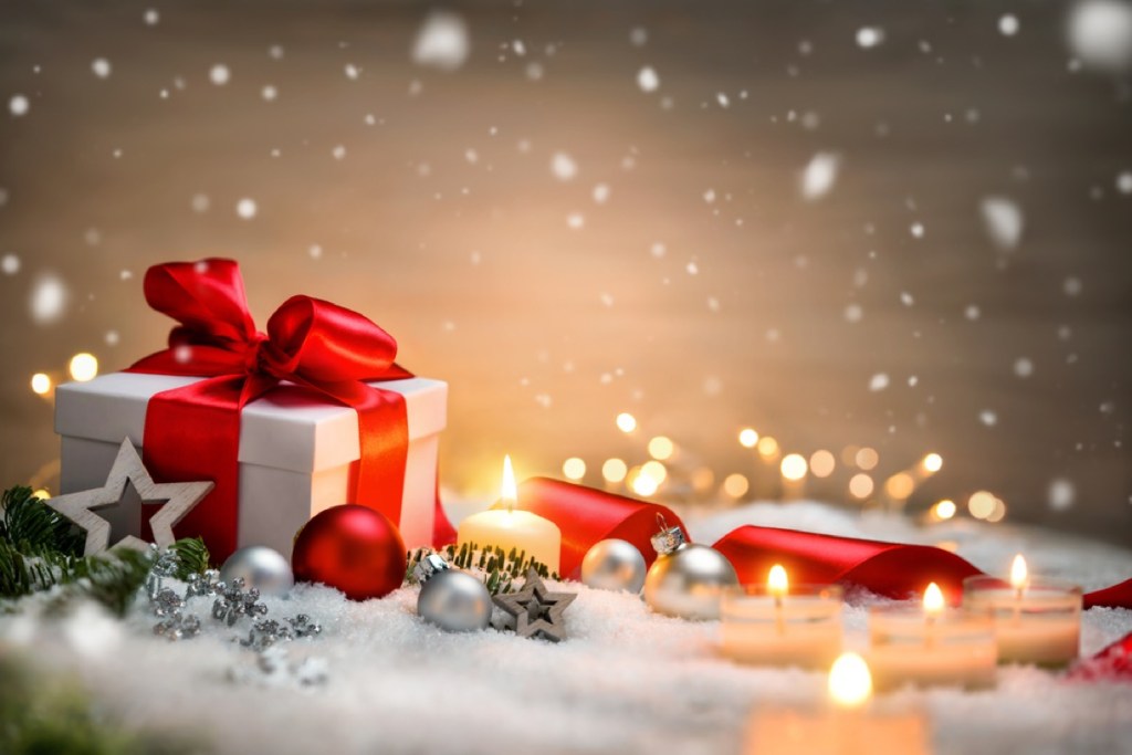 Create a stage for your decorations.