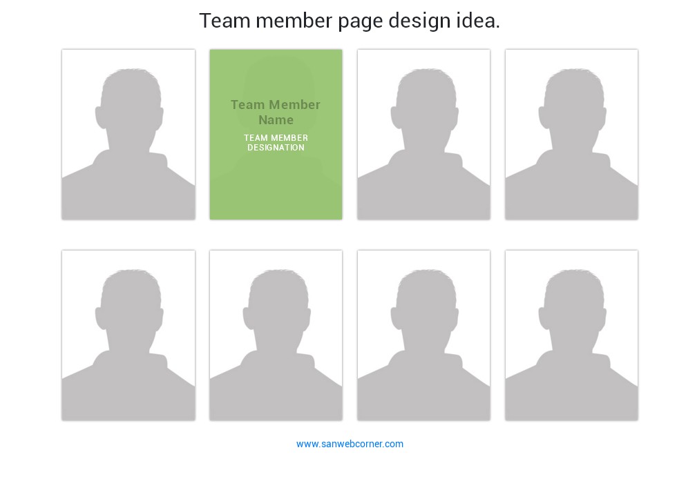 Our Team Page Design Ideas using Html and Css