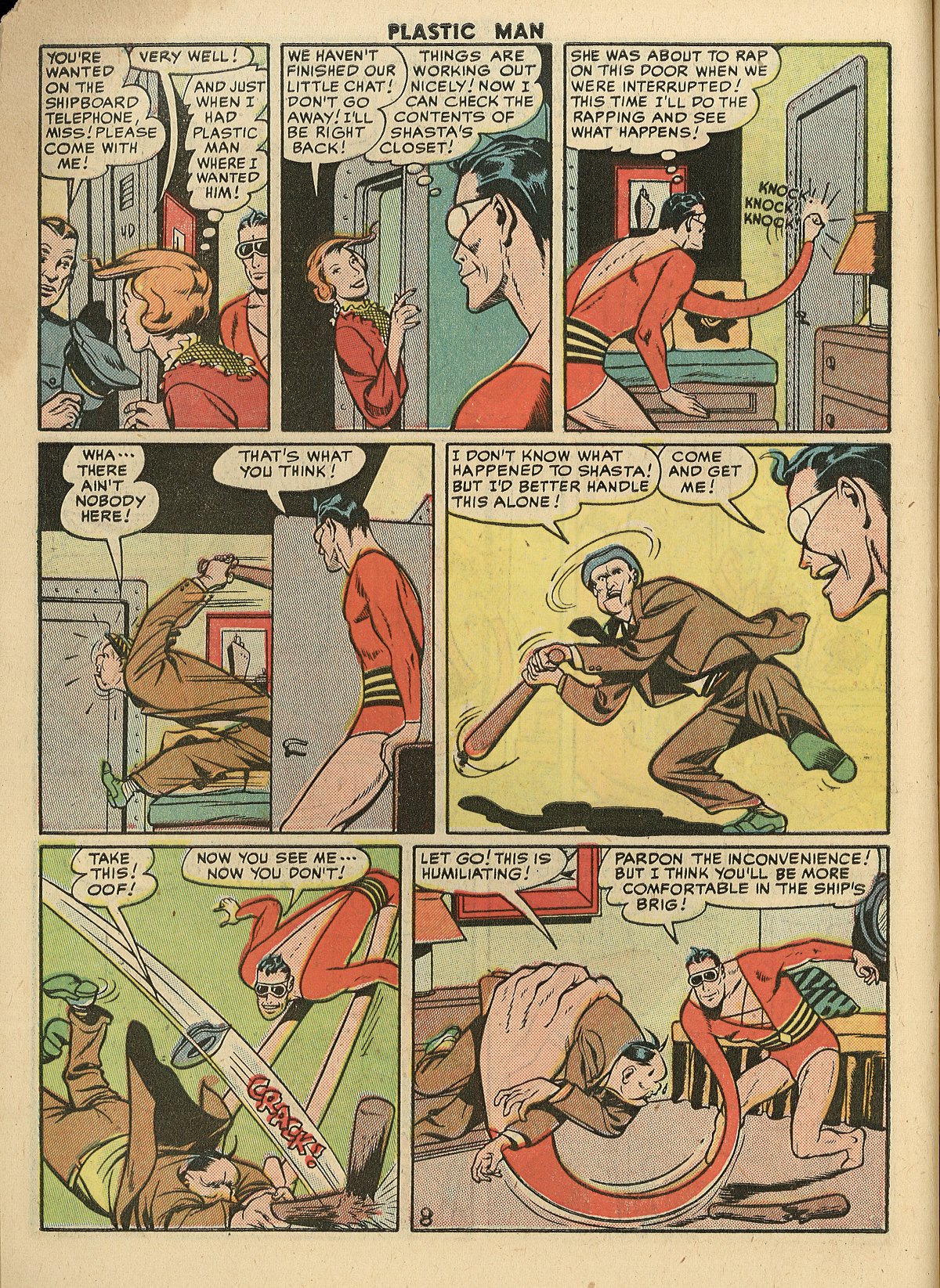 Read online Plastic Man (1943) comic -  Issue #28 - 10