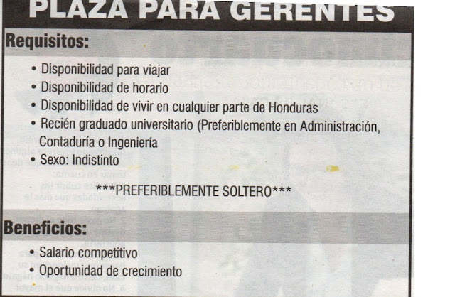 Empleos en Honduras