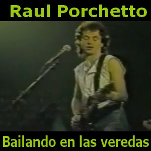 letra y acordes de guitarra y piano, bailando en la vereda