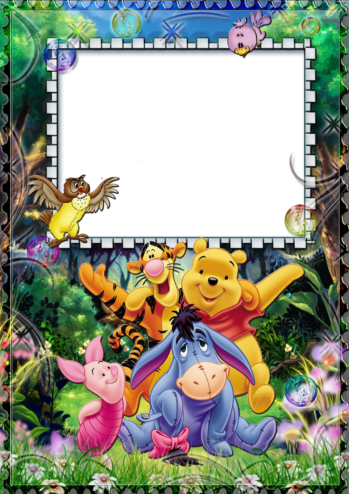 Frames PNG Winnie the pooh 2 Imagens para