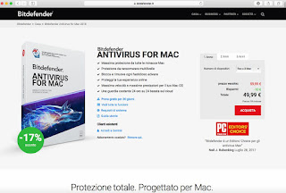 Bitdefender Antivirus per Mac Programma Bitdefender Antivirus per Mac