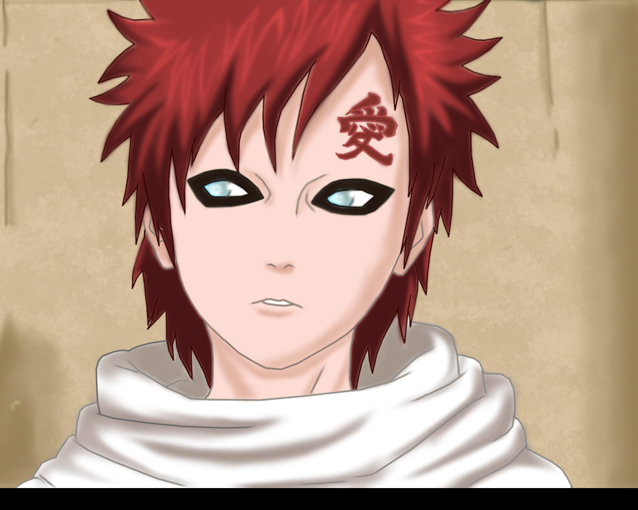 este es Gaara en Shipuden, cuando es Kazekage, pero la historia de ...