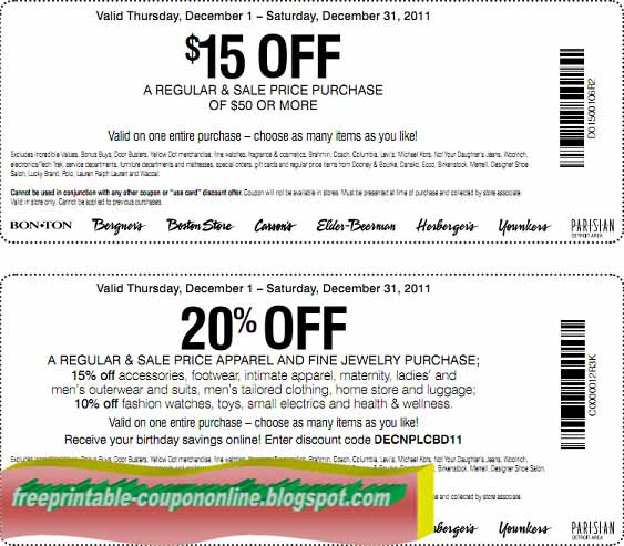 Leave a Comment Click to save big with latest Carson Pirie Scott coupon & promo codes. Check out the best carson pirie scott coupons of January now.