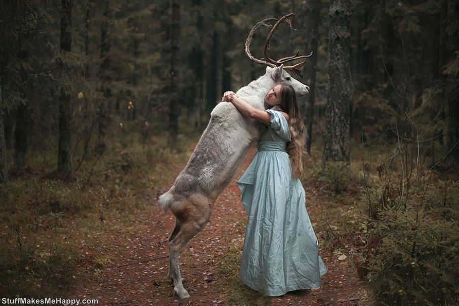 Russian Beauties and Wild Animals in the Photographs of Katerina Plotnikova