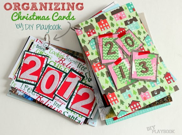 Christmas Card Book Simple Way To Save Old Cards The Diy Playbook