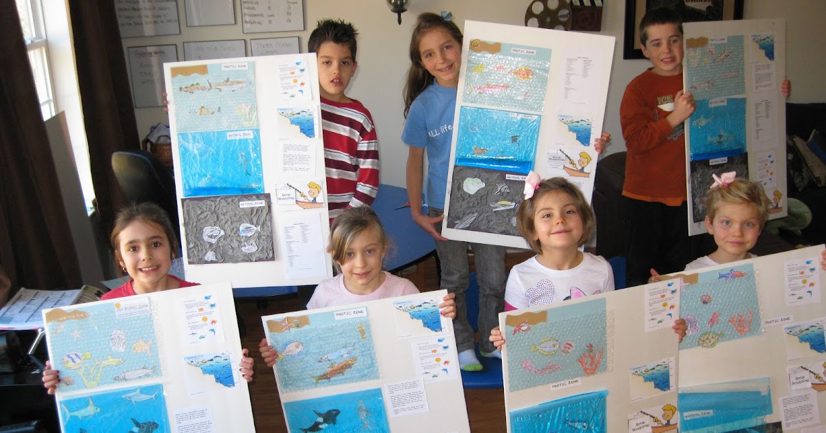 Solagratiamom: Week 19 - Ocean Zones Project
