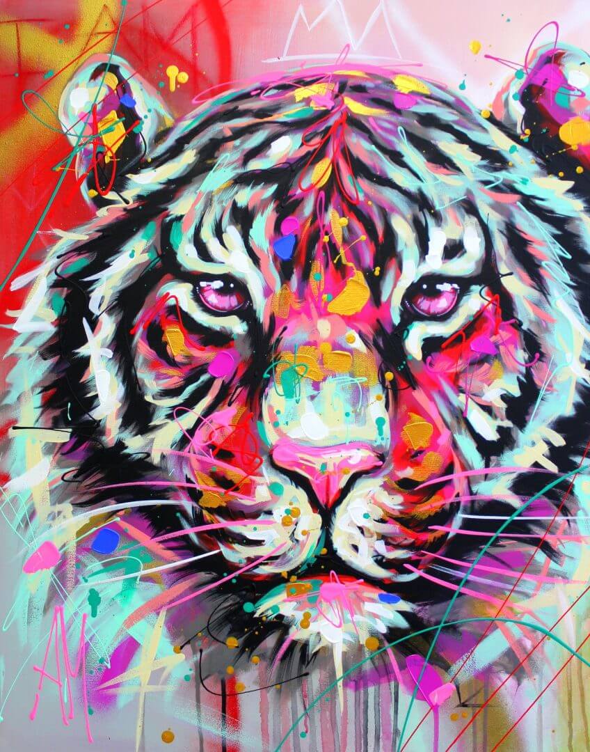 Design Stack A Blog about Art, Design and Architecture Bright Paintings of Animal Portraits
