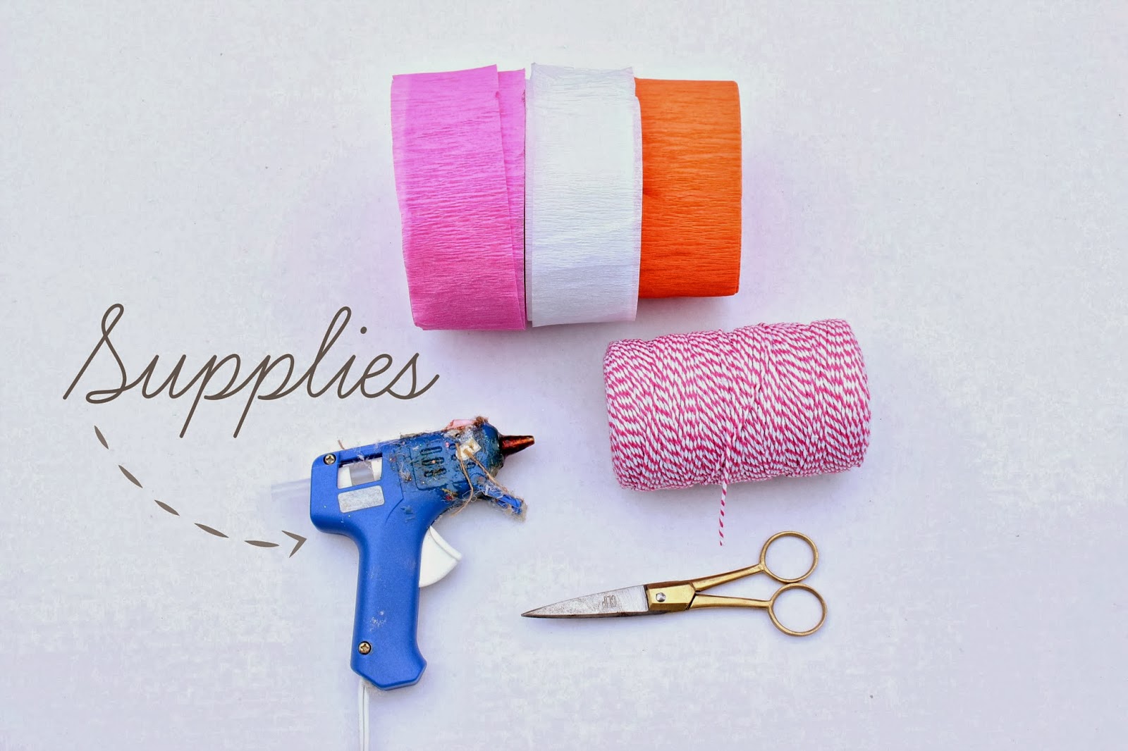 Henrietta & Clementine Crepe Paper Banner