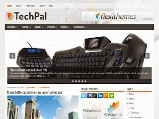 Screenshots of the free Tech Pal for WordPress Theme Responsive
