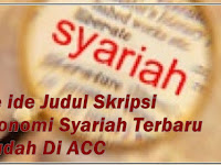 Kumpulan Judul Skripsi Hukum Ekonomi Syariah