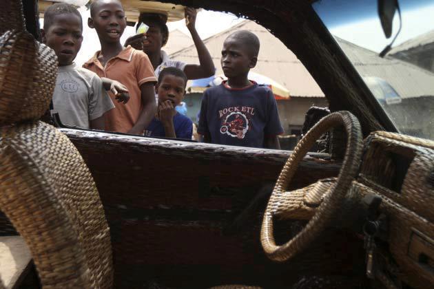 Pictures: World's first hand-woven Car made in  Nigeria