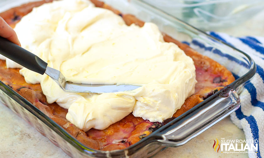 Italian Food Lemon Blueberry Cake