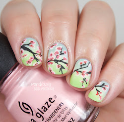 cherry spring nail designs blossom stickers blooms blossoms nails digital floral trends dozen does countries cultures amazing tree japanese nailart