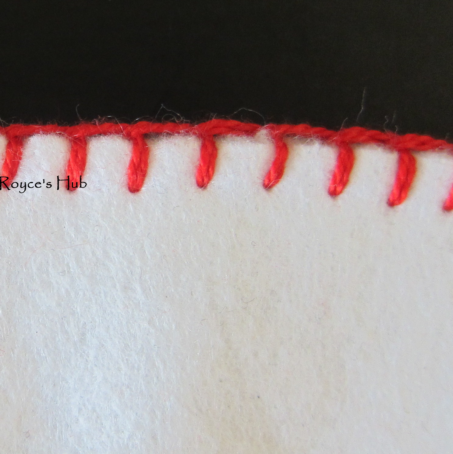 Royce's Hub Basic Embroidery Stitiches Blanket Stitch