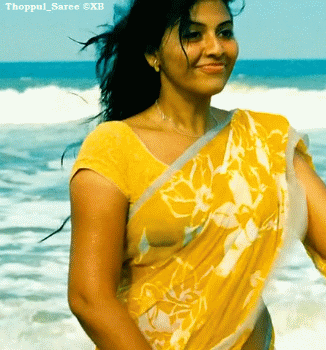 Sexy pictures of Anjali showing her milky navel