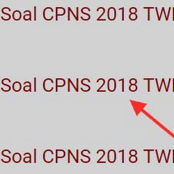 Soal latihan cpns 2018 online