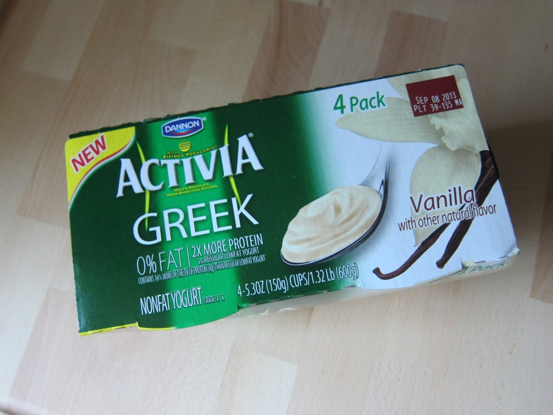 Review Dannon Vanilla Activia Greek Yogurt