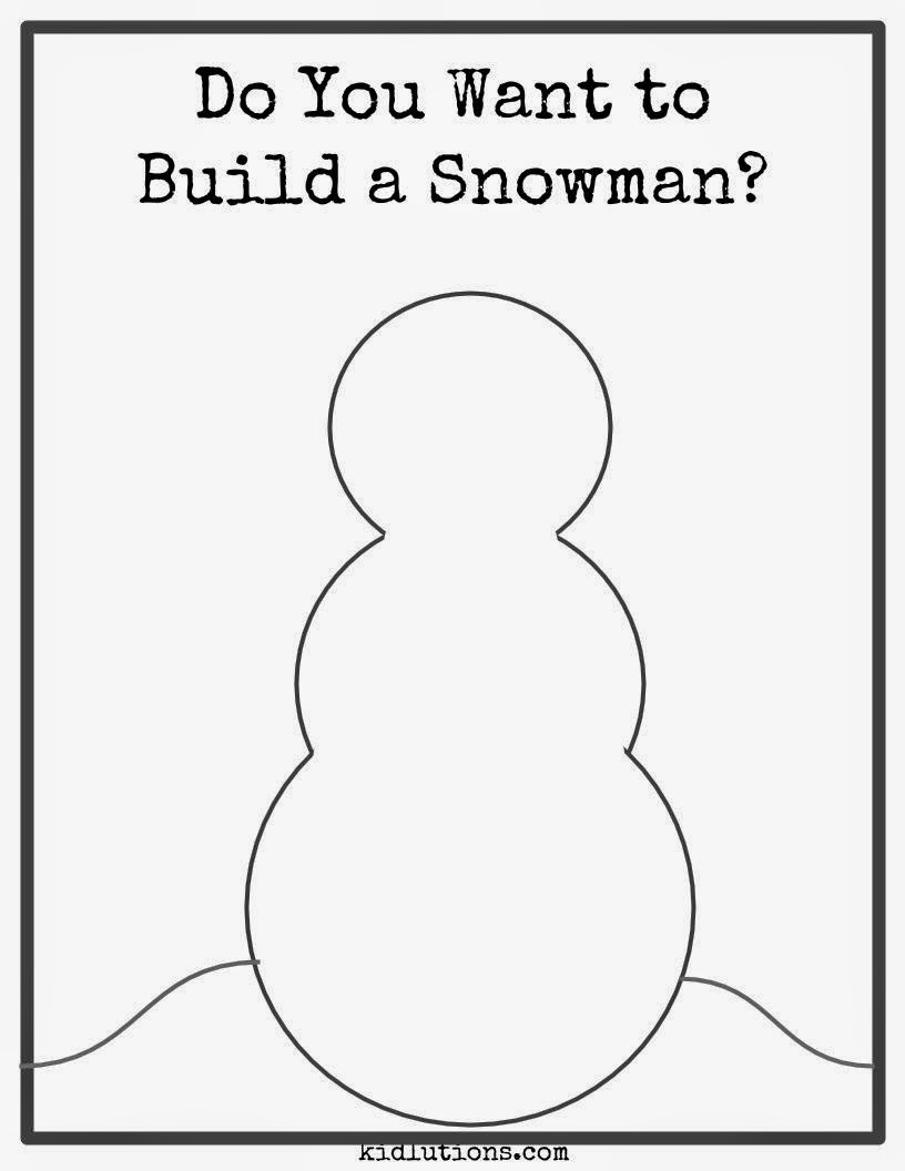 Build A Snowman Free Printable Printable Templates