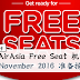 AirAsia Free Seat 机票终于又来了!准备抢购~