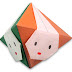 Origami Rabbit dipyramid instruction