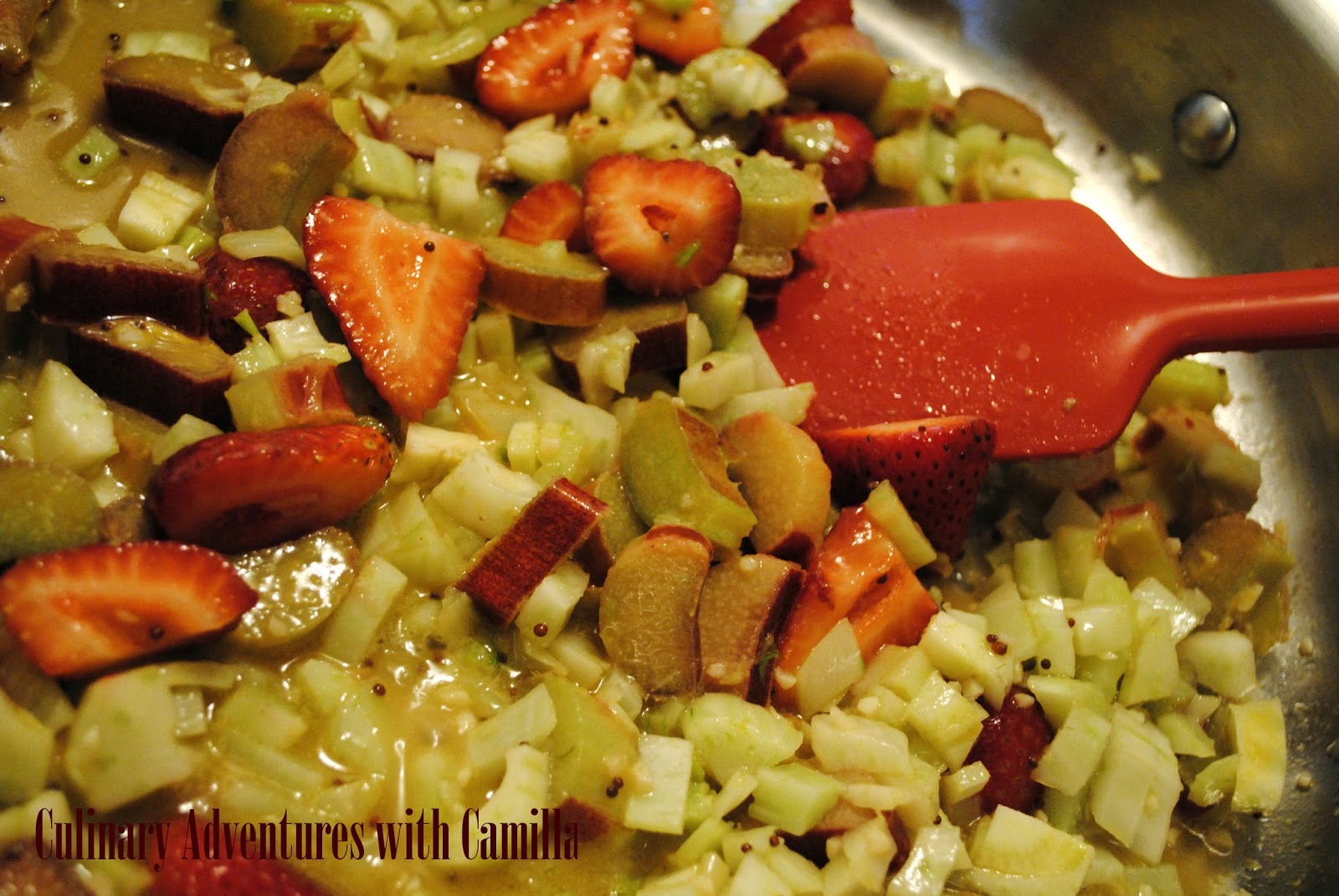 RhubarbFennel Mostarda {Easter}