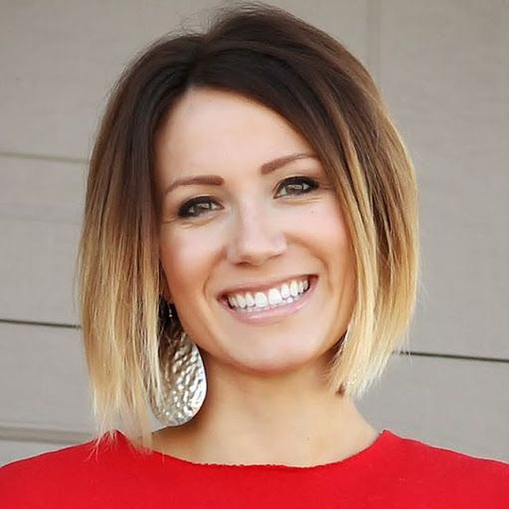 Layered Short Ombre Bob Layered Short Ombre Bob