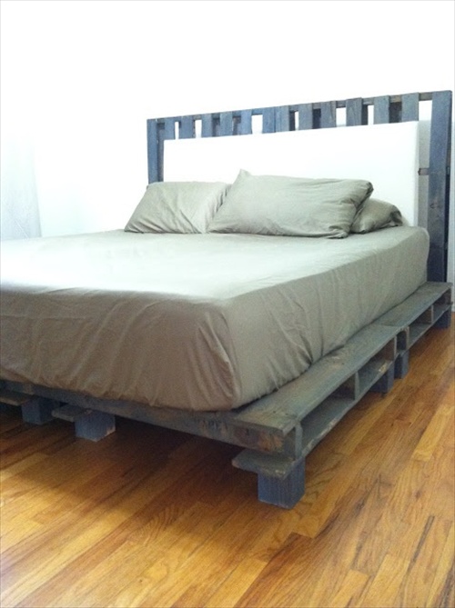 34 DIY Ideas Best Use of Cheap Pallet Bed Frame Wood