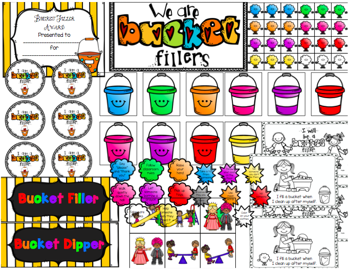 Preschool Wonders: Bucket Filler and TPT Sale!