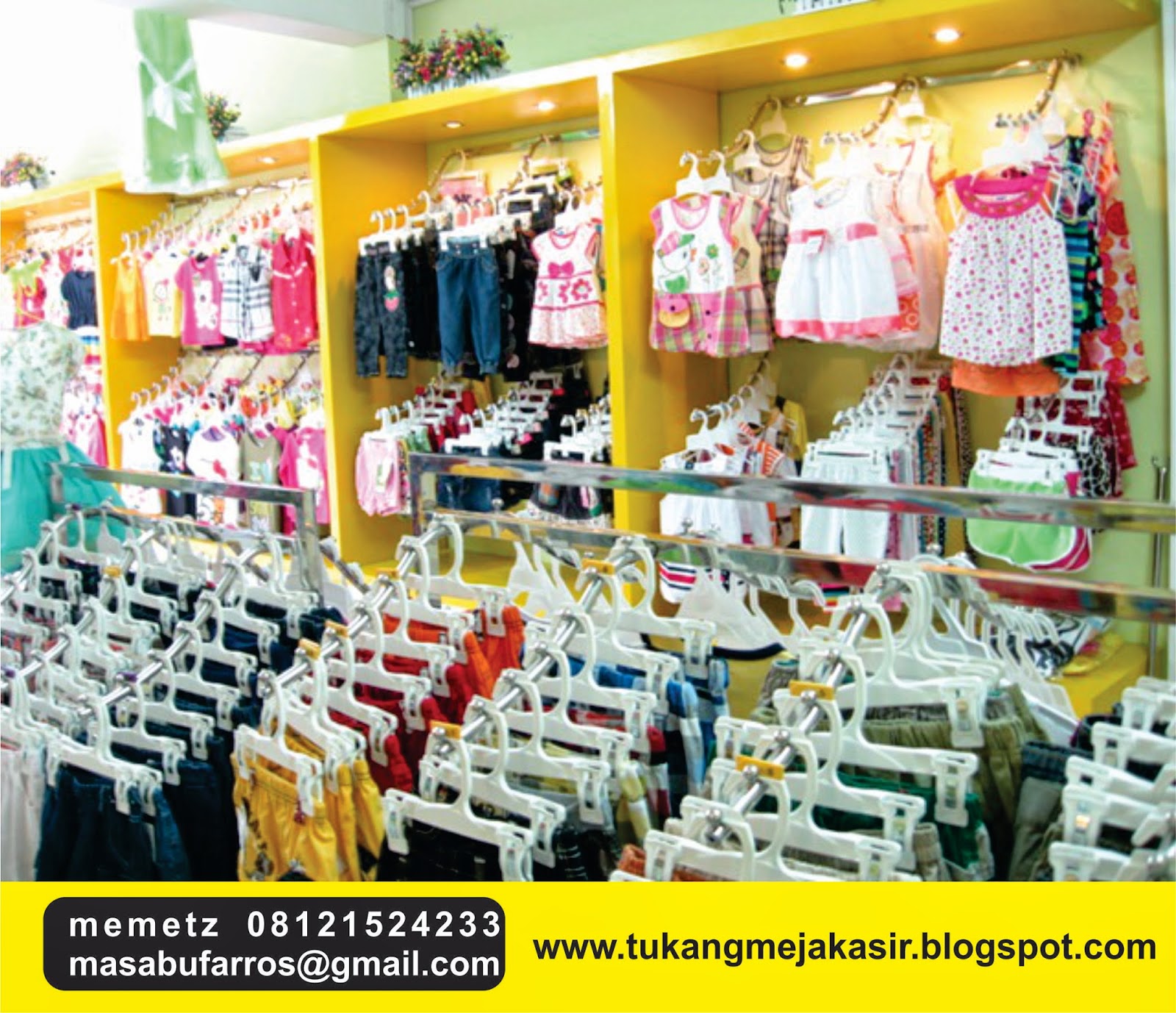 interior design specialist meja kasir baby shop design 