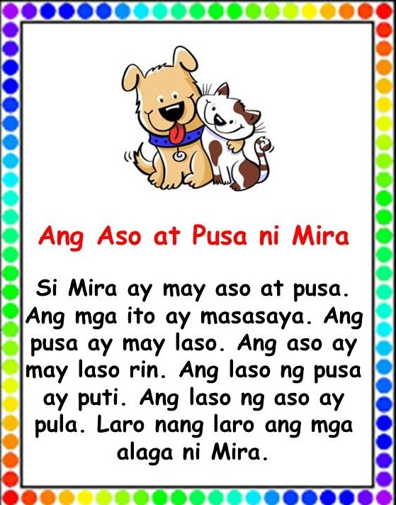 Teacher Fun Files: Tagalog Reading Passages 3