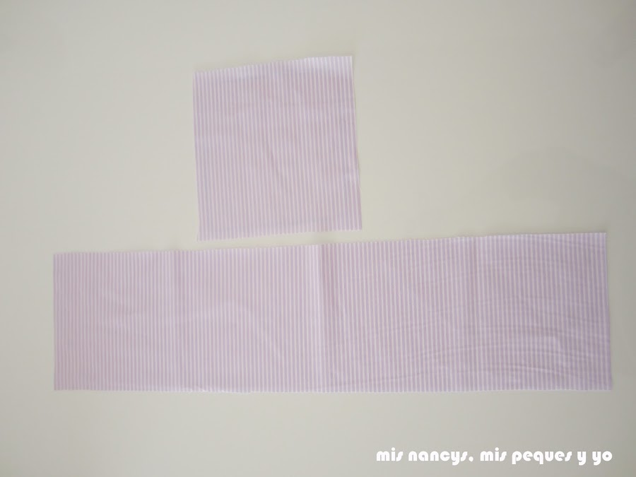 mis nancys, mis peques y yo, tutorial DIY funda cestas, cortar tela