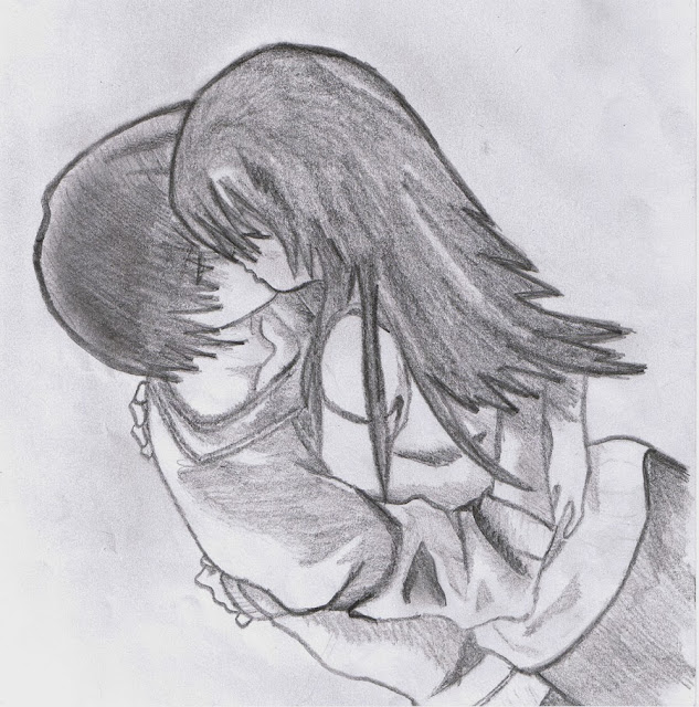 Pencil Sketch Love Couple Samyysandra Com