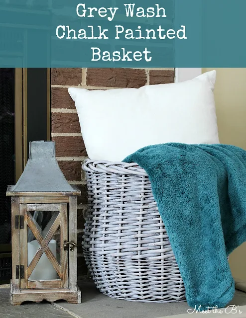 Monthly DIY Challenge: Grey Washed Basket
