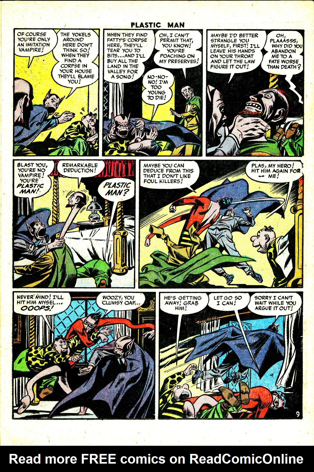 Read online Plastic Man (1943) comic -  Issue #43 - 13