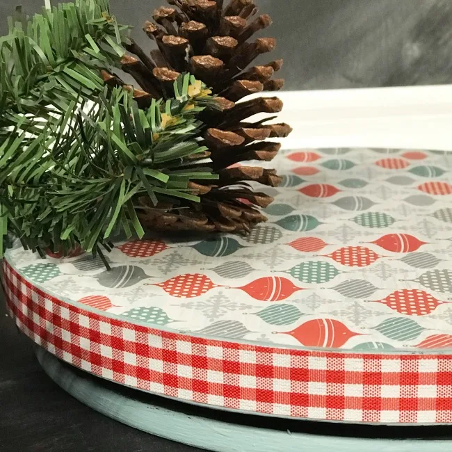 Make a DIY Holiday Lazy Susan