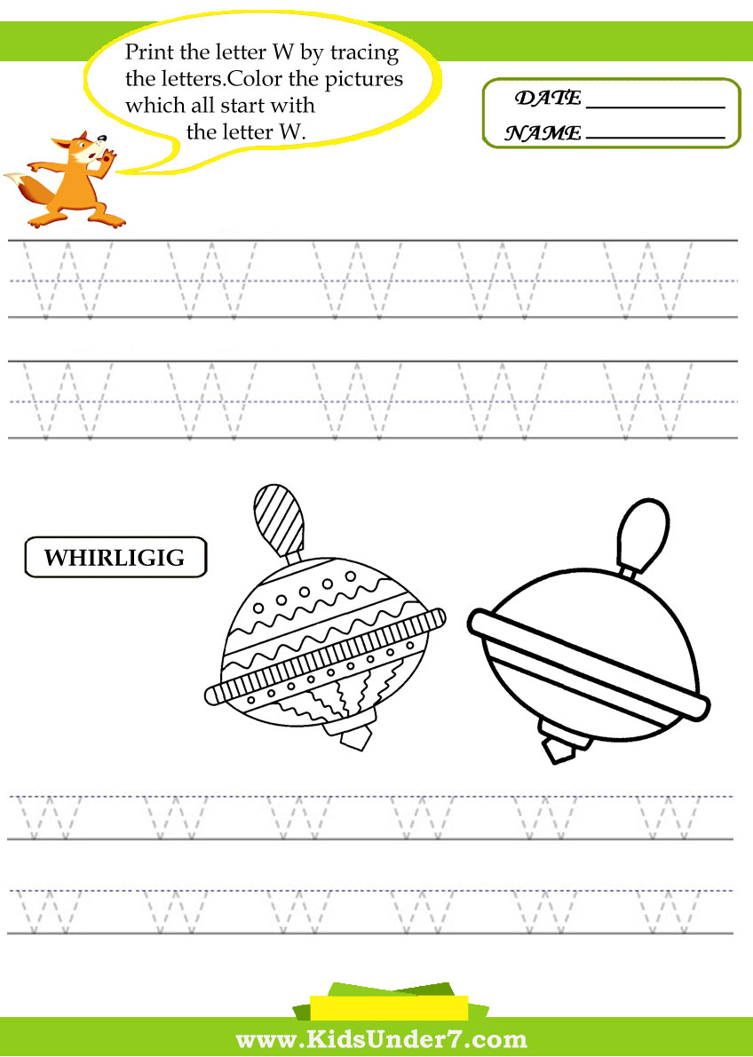 19 LETTER W WORKSHEETS FOR TODDLERS, FOR W LETTER WORKSHEETS TODDLERS