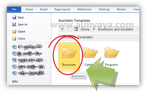 Cara Membuat Brosur Booklet Menggunakan Ms Word 2010 Cara Aimyaya Cara Semua Cara