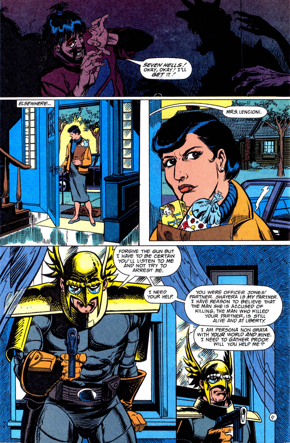 Read online Hawkworld (1990) comic -  Issue #9 - 12