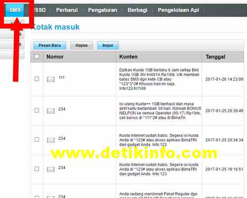 Cara Lihat Sisa Kuota Internet Di Mifi Huawei Semua Merek