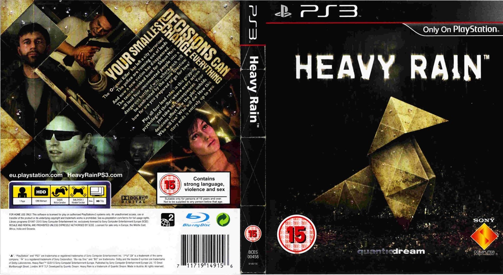 heavy rain xbox360 heavy rain xbox360