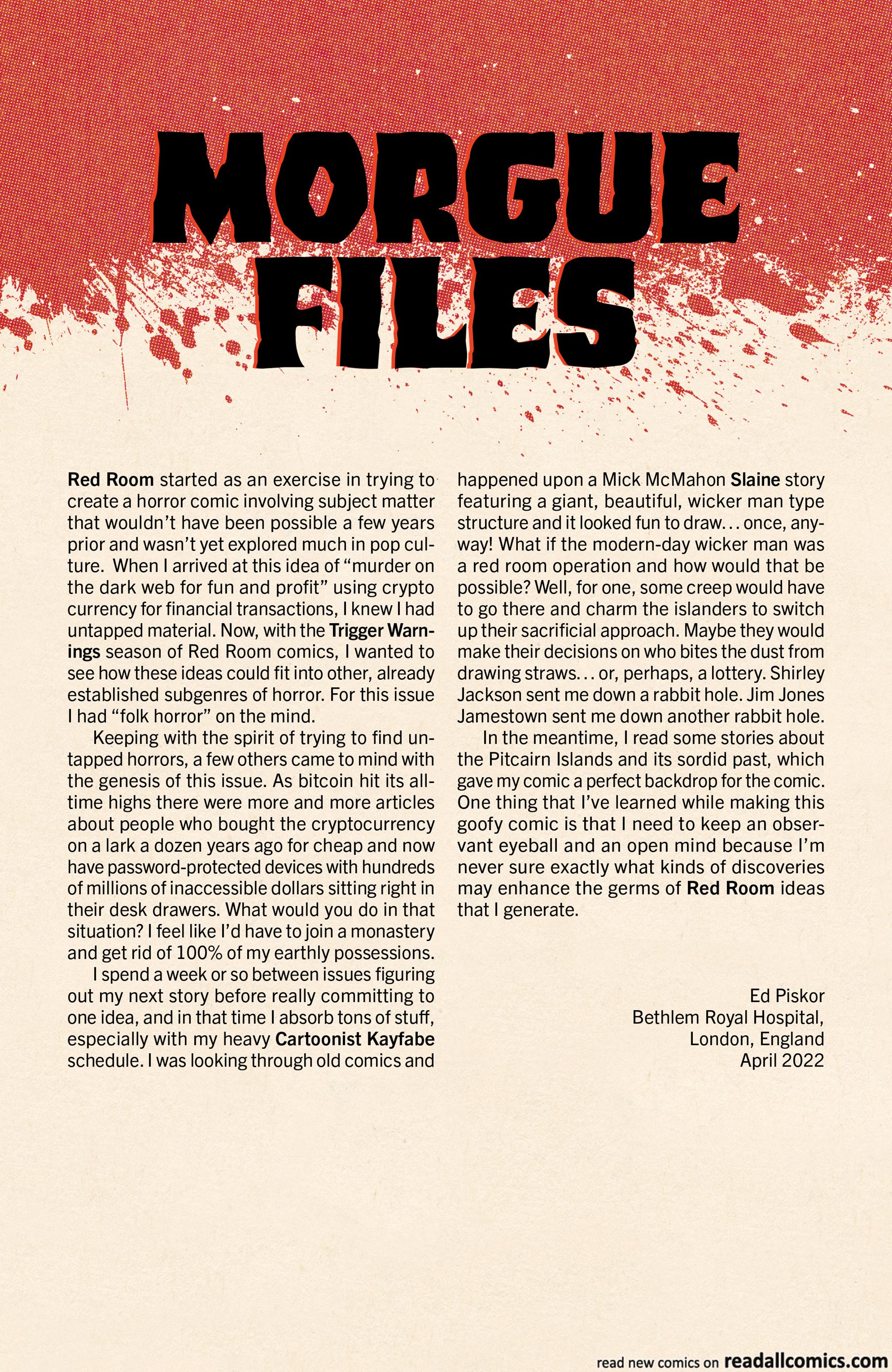 Red Room: Trigger Warnings chapter 3 page 25